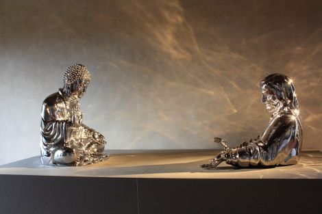 Austrumvējš un rietumvējš, Zanga Huana (Zhang Huan) izstāde Florencē, 2013